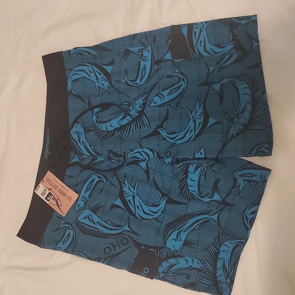OHO blue Samoa short size 36 NWT - Picture 1 of 7